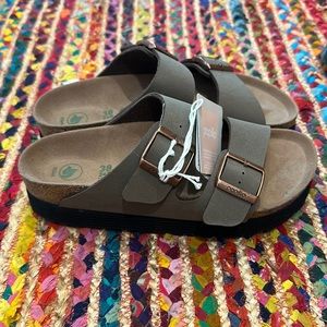 NWT Birkenstock Papillo Arizona Platform Vegan sandal 38 7 - 7.5